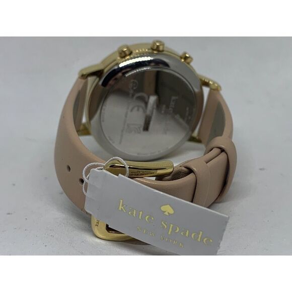 Kate Spade KST23105 Women Sand Leather Analog White Dial Hybrid Smartwatch HK795 - Picture 9 of 11